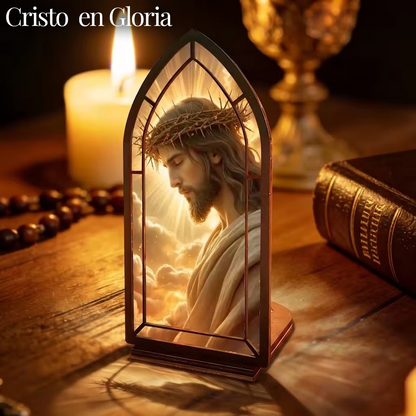 Portavelas Cristiano Artersanal