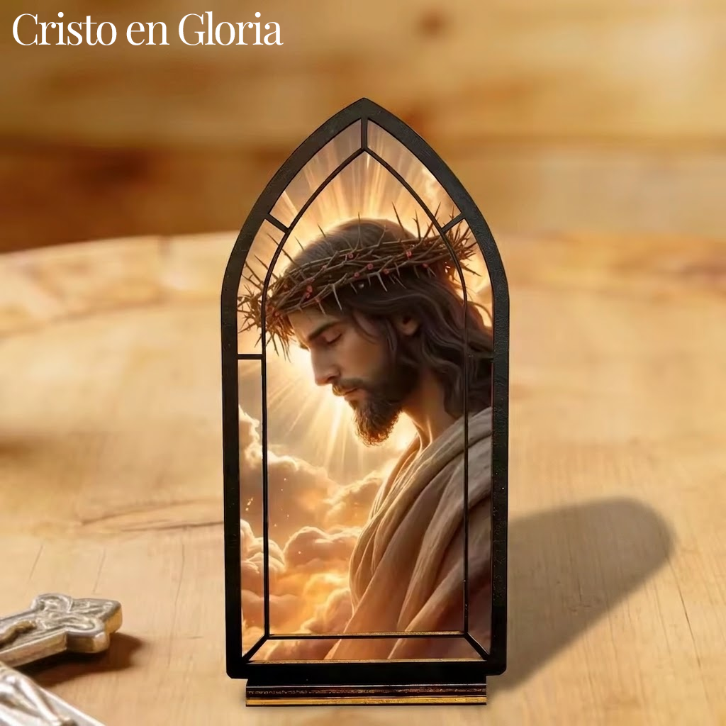 Portavelas Cristiano Artersanal